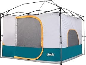 UNP Camping Canopy Tent - Inner Tent for 10' x 10' Pop Up Canopy, Simple Installation, Fully Vented Roof, Enclosed Canopy Space, Ocean Blue (Frame NOT Included)