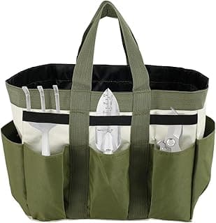 Garden Tool Holder Bag With 8 Pockets, Elastic Straps, And Sturdy Handles, Heavy-Duty Oxford Organizer Keeps Gardening Tools Neat And Accessible, Ideal for Men And Women (1 PC)