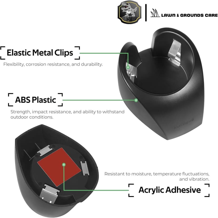 Versatile Cup Holder for Lawn Tractors and Outdoor Machinery, Secure and Convenient for Most Beverages, AM131898, Black