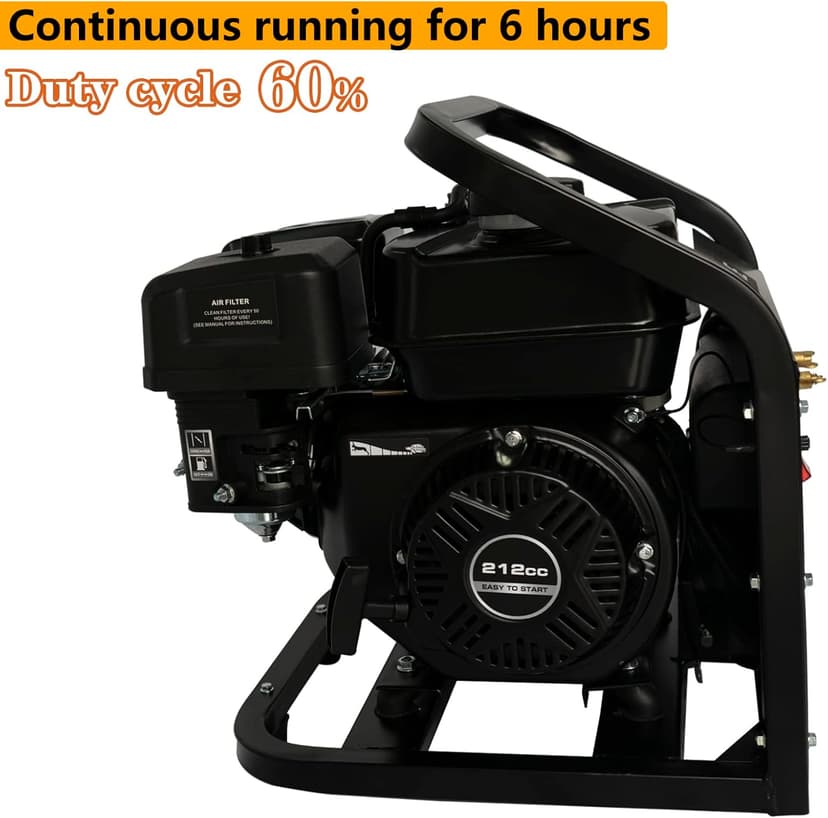 Portable 2000 Watt Engine Driven Welder 130 Amp Stick Welder