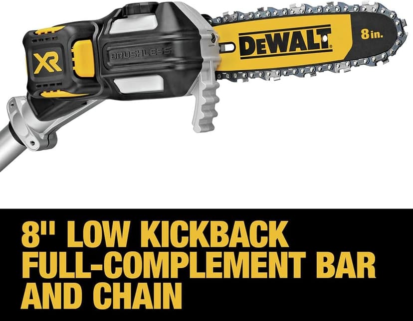 DEWALT 20V MAX* XR® Brushless Cordless Pole Saw (Tool Only-Battery & Charger not included) (DCPS620B)