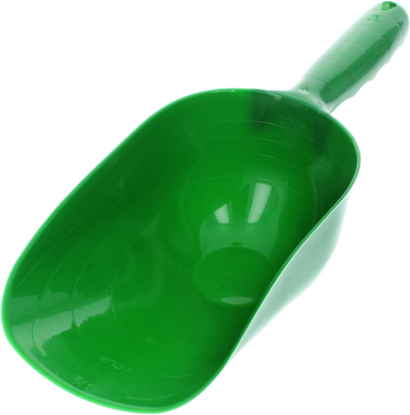 ASR Outdoor 2-Cup Large Feed Scoop, Plastic Hand Trowel - Green