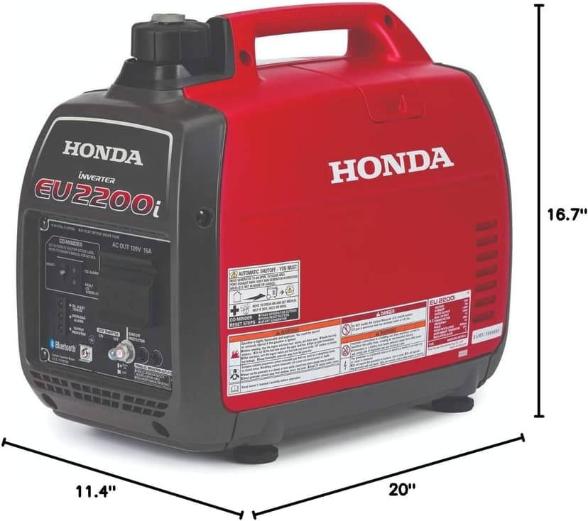Honda 664240 EU2200i 2,200 Watt Portable Inverter Generator with Co-Minder
