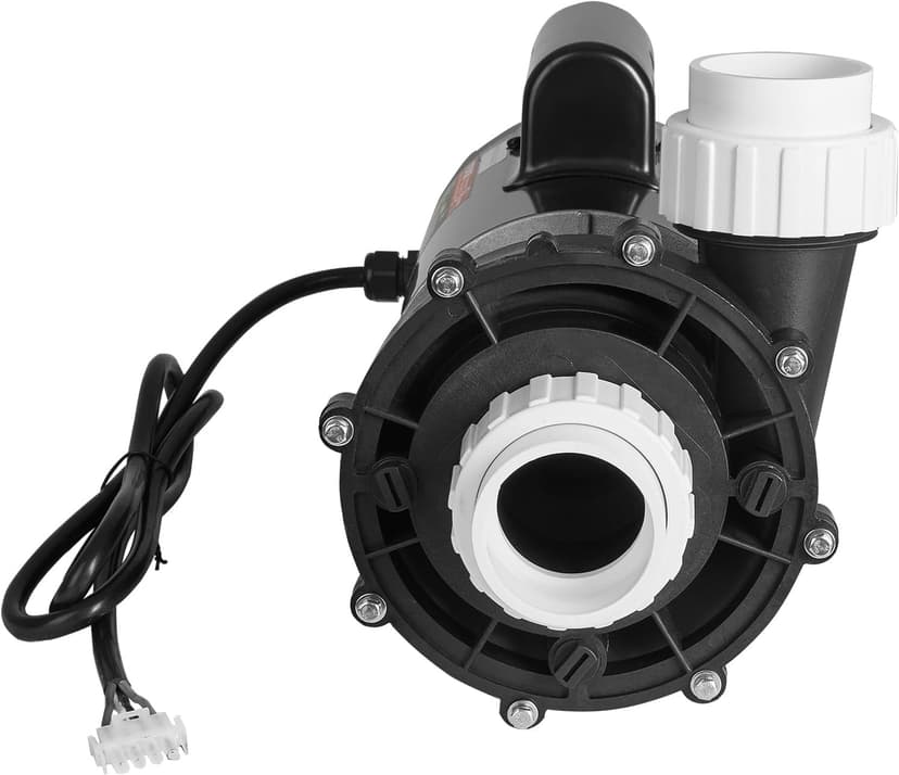VEVOR 2 Speed SPA Pump, 56-Frame, AC 220-240V Hot Tub SPA Pump, 4HP/210GPM/65.61ft High Speed or 0.7HP/103GPM/16.07ft Low Speed, 2" Port 90° Rotational Interface for Hot Tub, Tested to UL Standards