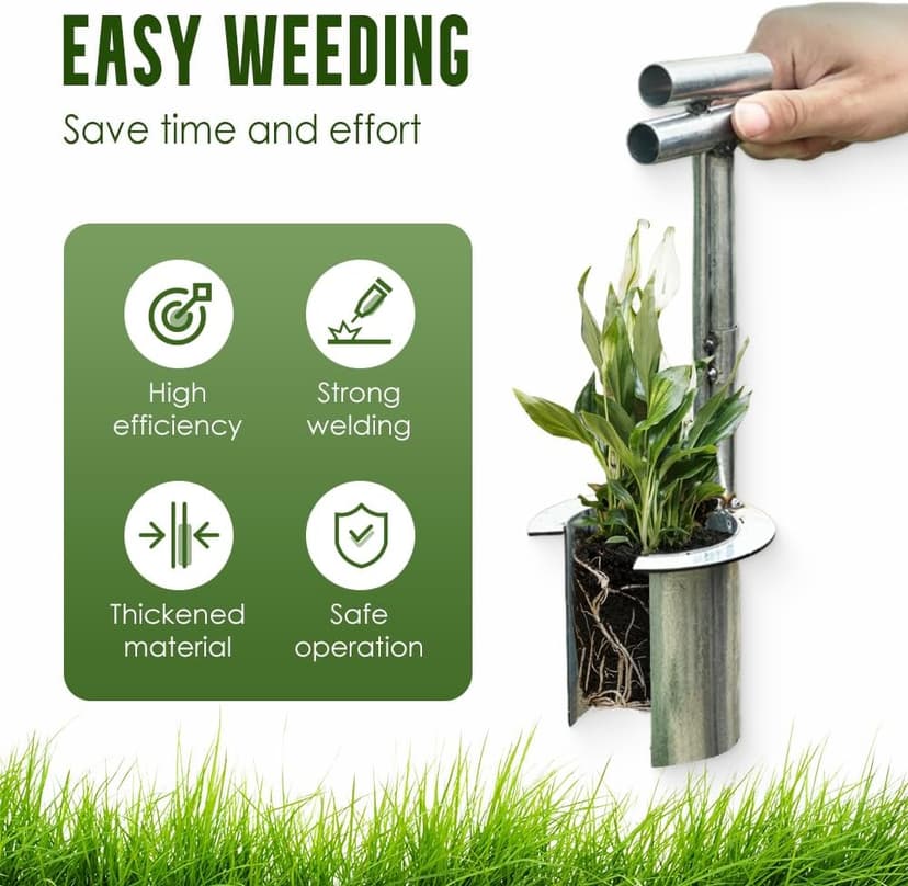 Bulb Planter Tool, 2025 New Plant and Fruit Tree Seedling Transplanter, Stainless Steel Seed Planting Tools, Easy Transplanter Garden Tools for Seed Planting (1PC)