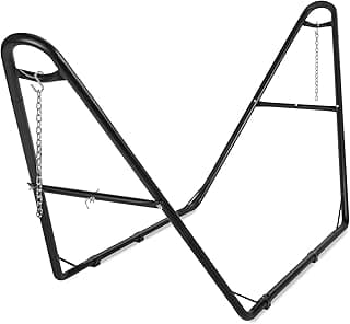 Best Choice Products Adjustable Portable Hammock Stand, Outdoor Patio Weather-Resistant Steel for 9-14ft Hammocks w/Hanging Hooks, Powder-Coated Finish, Carrying Bag, 450lb Weight Capacity