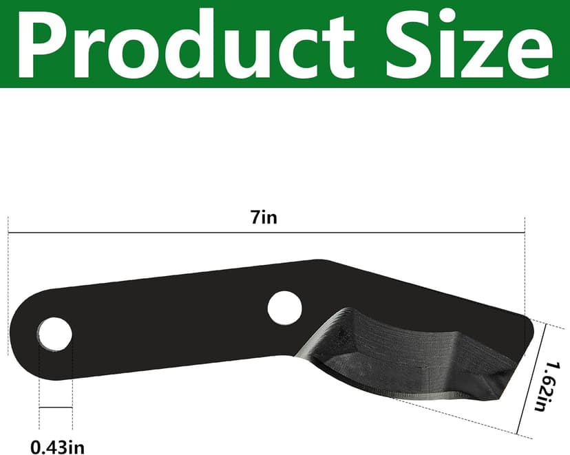Adnee 2 Pcs SK5 Steel Lopper Replacement Blade-Black Bypass Lopper Blades for Tree Trimming-Replacement Blade Garden Tools Fit for PowerGear2
