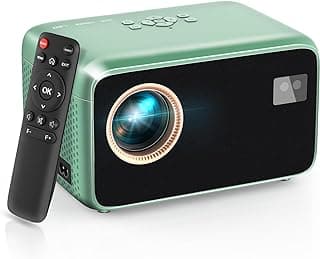 【Electric Focus】4K Projector with WiFi and Bluetooth, TMY Portable Projector with Zoom Function, Movie Projector for Phone/TV Stick/HDMI/USB/Laptop/DVD/PS5, Mini Projector for Bedroom or Outdoor