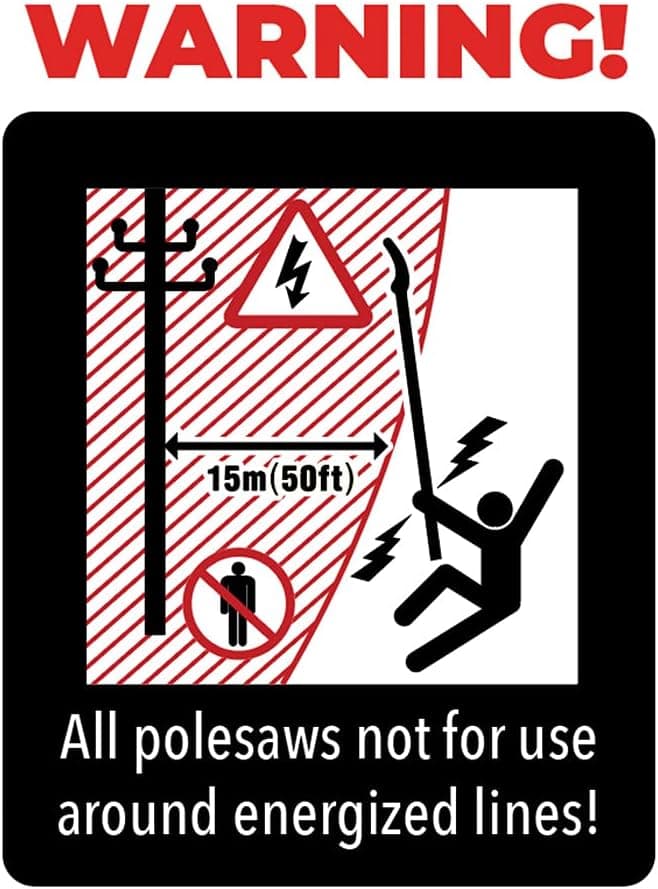 Notch 21' Sentei 4 Section Telescoping Aluminum Polesaw (4177-39)