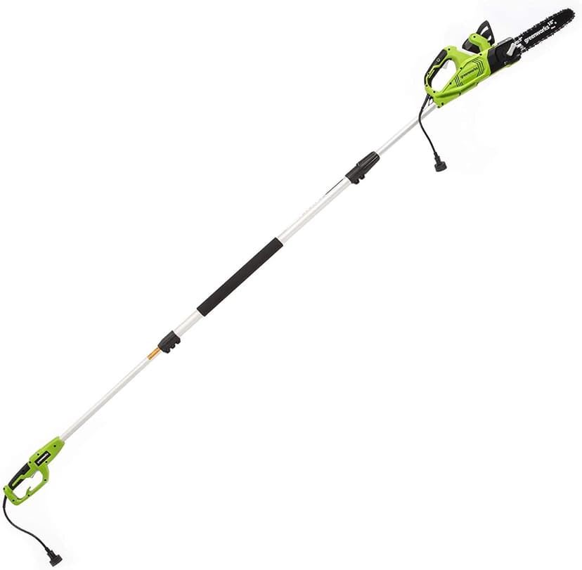 Greenworks 7 Amp (2-In-1) 10-inch Corded Electric Polesaw, PSCS06B01