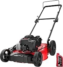 PowerSmart 21" 2-in-1 Push Lawn Mower, 125cc Engine, Adjustable Cutting Height, Lightweight, Easy Assembly
