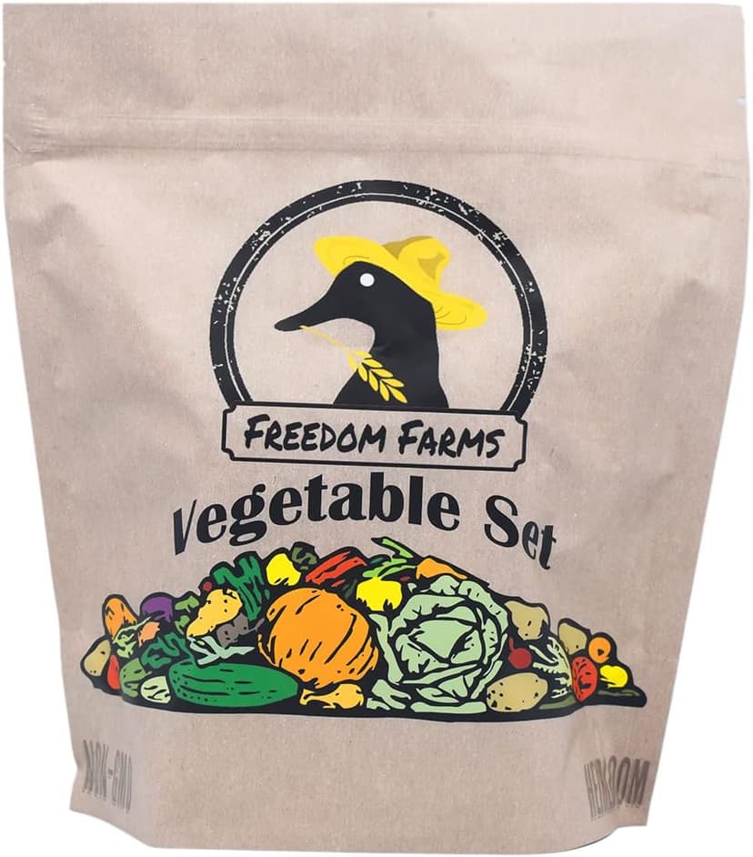 Black Duck Brand 50 Packs Assorted Heirloom Vegetable Seeds 20+ Varieties All Seeds are Heirloom, 100% Non-GMO