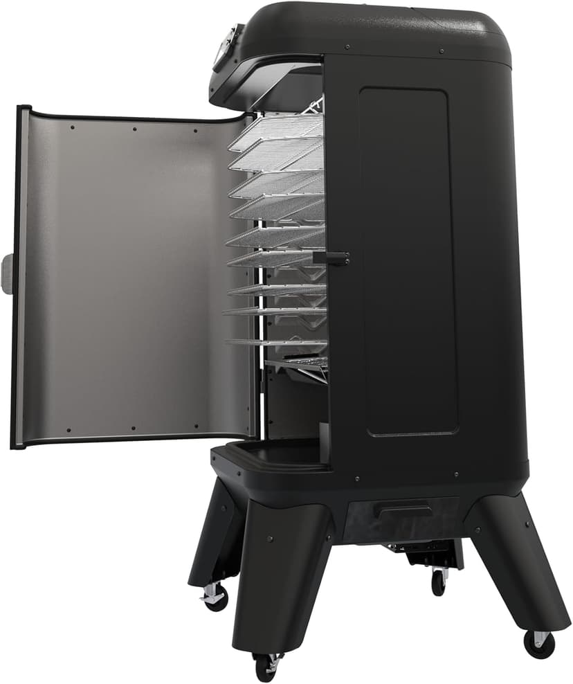 GRILLA Mammoth Vertical Smoker with Lipped Deflector, Quick Temperature Recovery, and 1,660 Square Inches Cook Space for Smoking, Outdoor Cooking, Grilling