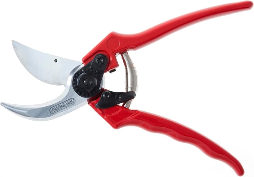 Berger Professional Pruning Shear, Forged Steel Body, Sap Groove to Prevent Sticking, 2 Locking Positions, Ergonomic Handle to Reduce Hand Strain, 1200