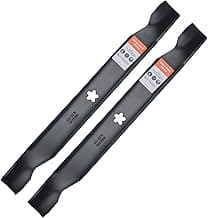 42 Inch Mower Blades for Craftsman LT1000 LT2000 T110 YT3000 138971 532138971 Poulan Pro 42" Deck Riding Mower Lawn Tractor PP19A42 Husqvarna YTH18542 (5 Point Star)