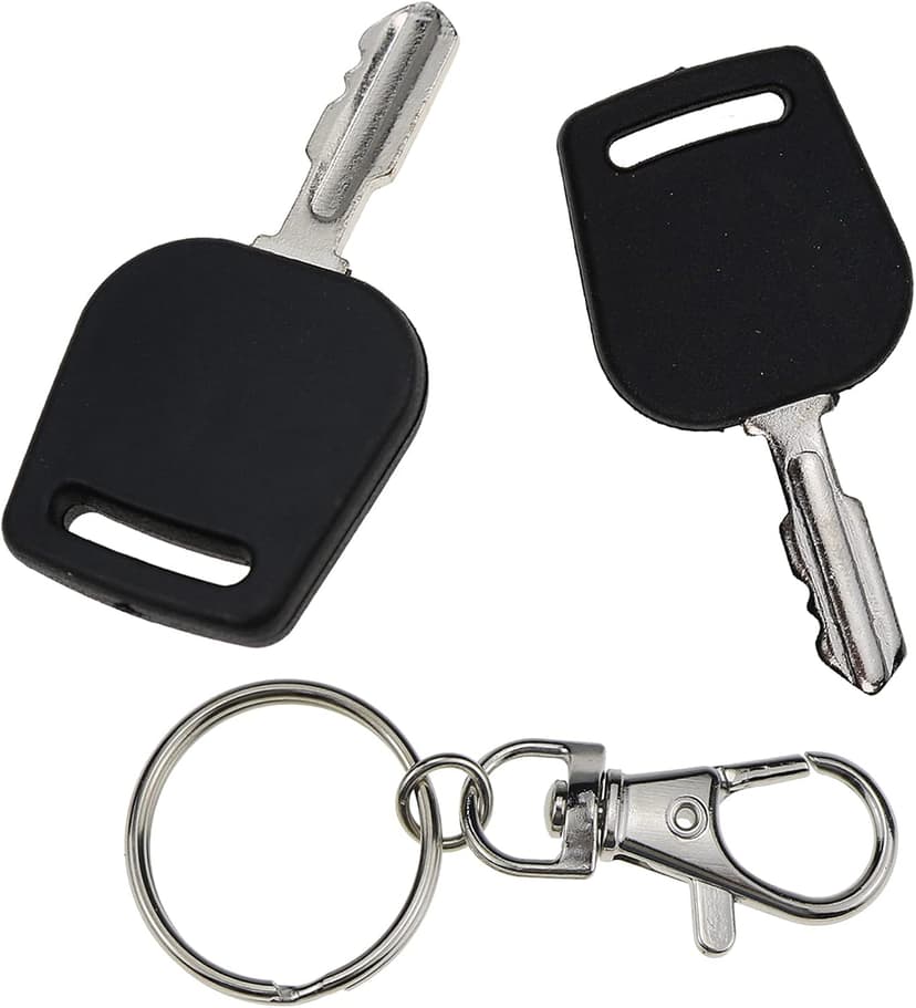 JEENDA Lawn Mower Ignition Switch Keys 532140403 48 340 01-S Compatible with Husqvarna John Deere Sears Craftsman Cub Cadet AYP MTD Toro Ariens Gravely Kohler Murray Lawn Mower Tractor (2)
