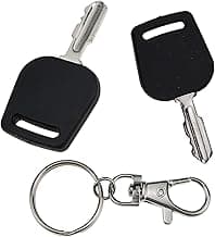 JEENDA Lawn Mower Ignition Switch Keys 532140403 48 340 01-S Compatible with Husqvarna John Deere Sears Craftsman Cub Cadet AYP MTD Toro Ariens Gravely Kohler Murray Lawn Mower Tractor (2)