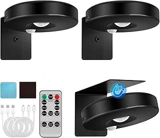 3pack Battery Picture Lights for Wall ,Painting Light Rechargeable with Remote&Motion Sensor 2in1,Wireless Display Art Light Dimmable,Led Accent Wall Light Highlight Picture with 3 CCT for Gallery