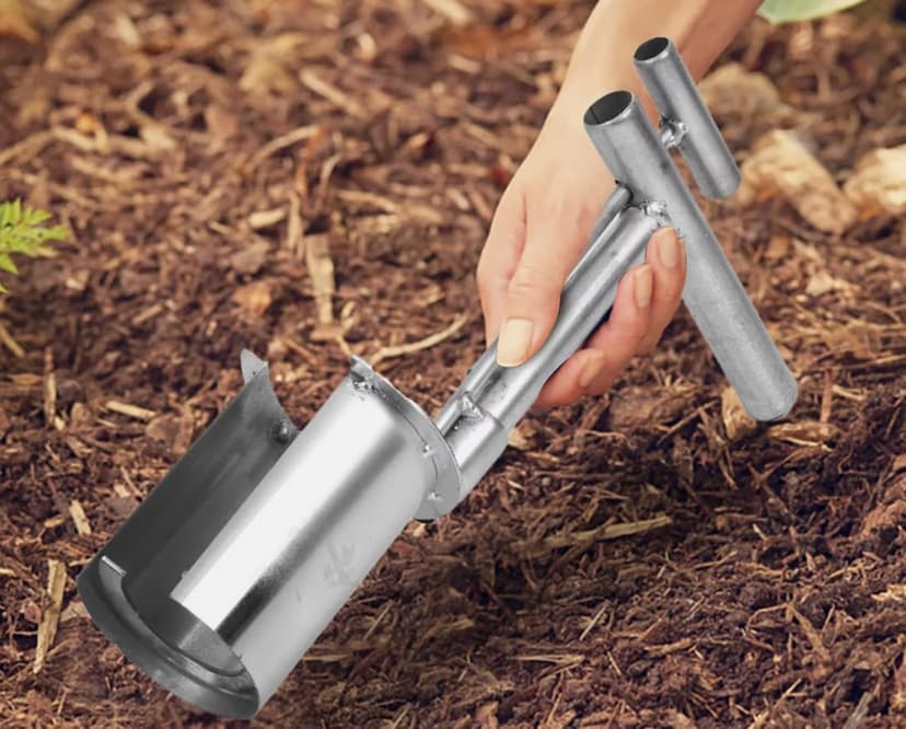 Bulb Planter Tool, 2025 New Gardening Bulb Transplanter for Bulbs for Spring Planting, Easy Seed & Bulb Planting Tool for Flowers, Vegetables, Fruit Trees, Garden Hand Tool (1PC)