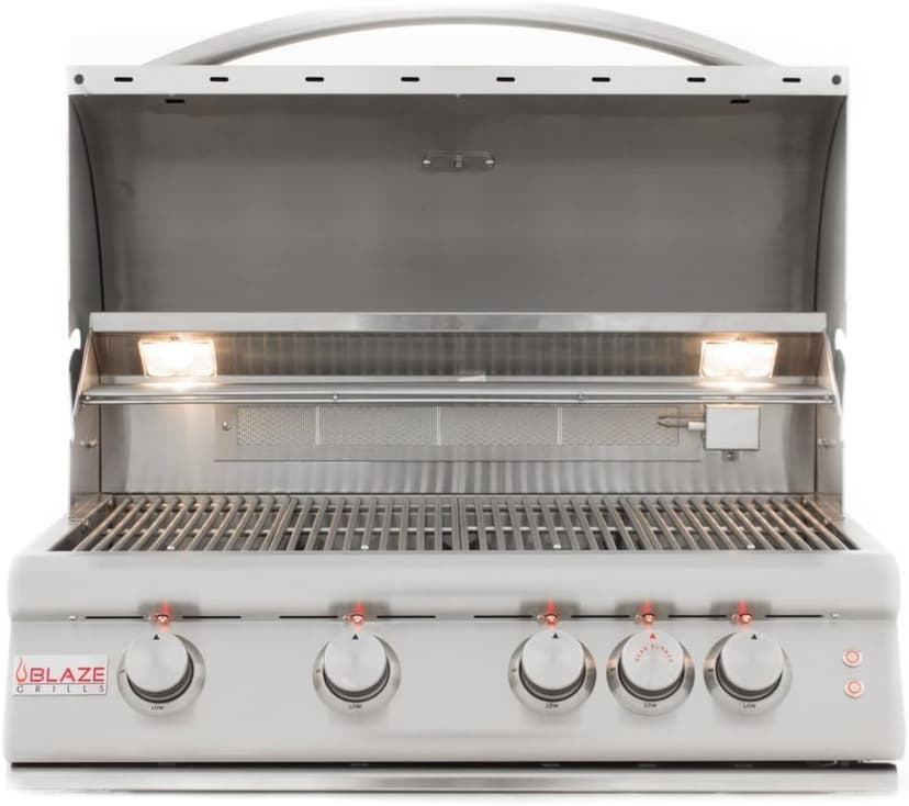 Blaze LTE 32-Inch 4-Burner Built-In Natural Or Propane Gas Grill With Rear Infrared Burner & Grill Lights - BLZ-4LTE-NG Or BLZ-4LTE-LP - (32" Propane)