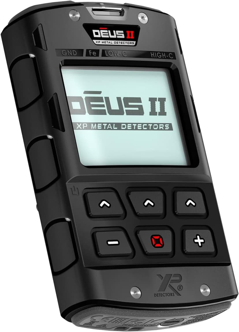 XP Metal Detectors Deus II Wireless, Shockproof and 66 ft / 20m IP68 Waterproof Remote Control - RC - Control Module with Back-lit LCD Display (D2-RC)