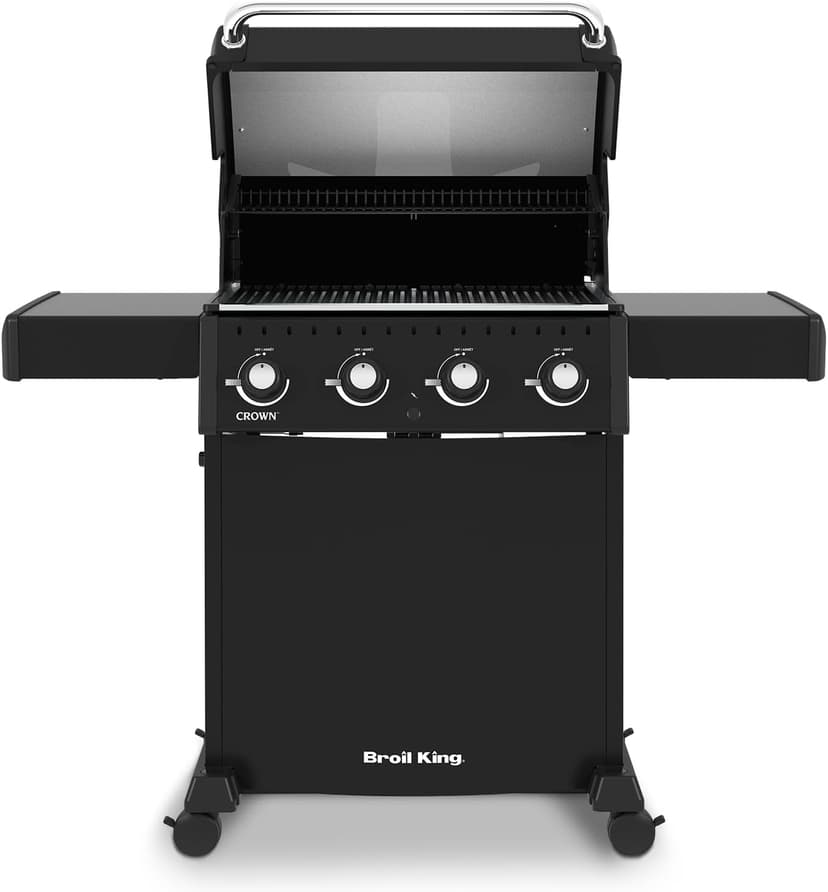 Broil King 865054 Crown 410, Liquid Propane (LP), Black