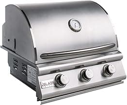 Blaze Grills LBM | 32-inch Outdoor Built-in Grill | 4-Burner Propane Drop in Grill | Commercial Grade Grilling Experience| Stainless Steel Outdoor BBQ | BLZ-4LBM-LP