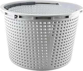 Swimables Pool Skimmer Basket Compatible with Waterway Skimmer Basket 542-3240 for Renegade Skimmers Pool Basket | Built-in Brass Weight | 316 Stainless Steel Handle & Convenient Rubber Grip