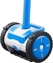 VEVOR Suction Pool Cleaner, Automatic Pool Vacuum Cleaner, Suction Side Automatic Pool Cleaner, Suction Vacuum Pool Sweeper with 2 Wheels, for In-ground Pool and Above-Ground Pool Up to 20 x 40 ft