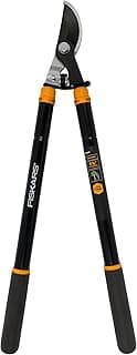 Fiskars Loppers for Tree Trimming, Heavy Duty, with Extendable Handle (24.5"-37" Range), Sharp Bypass Steel Blade Tree Branch Cutter up to 1.5-Inch Diameter Cut Capacity
