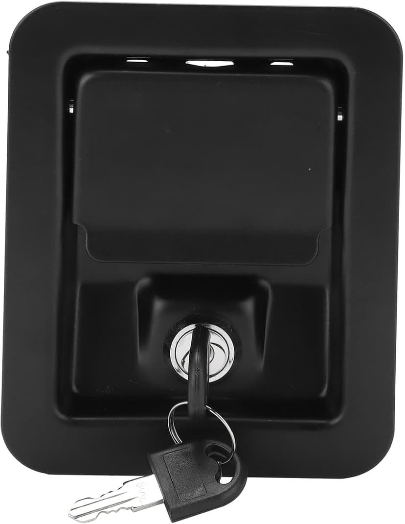 Generator Panel Lock - Stainless Steel 4-Corner Mounting Silent Unit Lock with Keys - Lock Accessories for Secure Generator Enclosures-size1