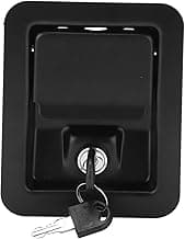 Generator Panel Lock - Stainless Steel 4-Corner Mounting Silent Unit Lock with Keys - Lock Accessories for Secure Generator Enclosures-size1