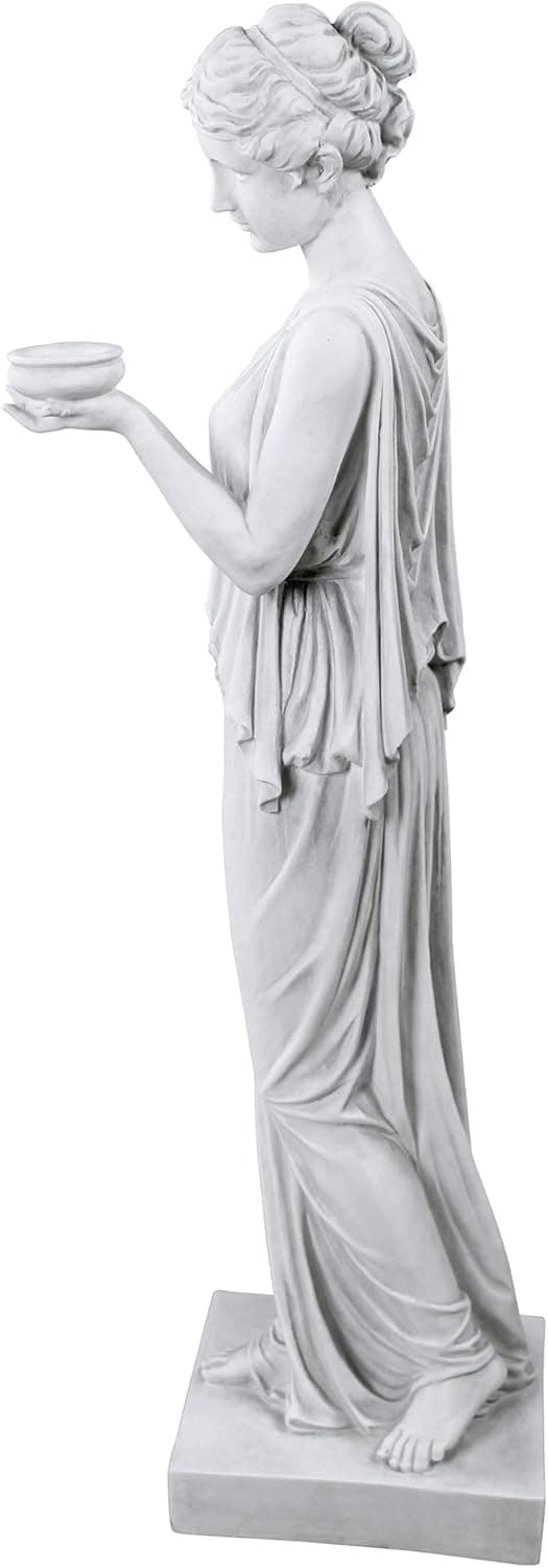 Design Toscano KY71304 Hebe of Youth Garden Statue, Large, Antique Stone