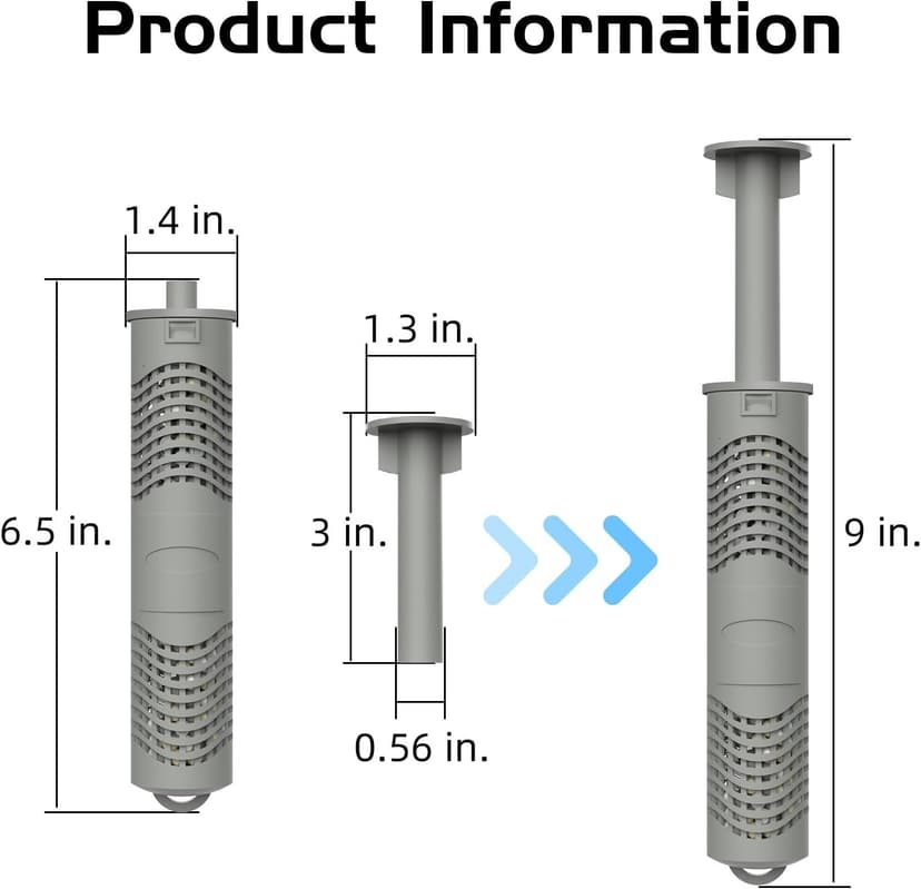 ROYOR Hot Springs Silver Ion Cartridge - Spa Mineral Sticks for Hot Tub, Spa Silver Ion Cartridge for Spa Hot Tub, 2 Pack