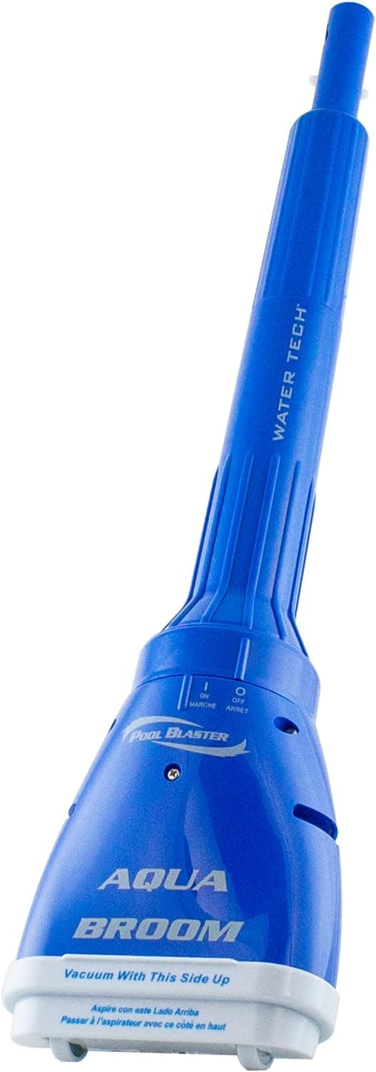 POOL BLASTER Aqua Broom Cordless Vacuum for Spa, Small Pool & Tight Spaces, Ideal for Sand, Silt & Dirt, Battery-Powered Hot Tub Cleaner for Inground, Above-Ground and Inflatable Pools, by Water Tech