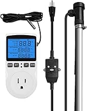 1500W 120V Titanium Heater Assembly with Sensor, for Bathtub Pool Water Tank Cattle Trough, Submersible Hot Tub Heater, Portable Electric Heater