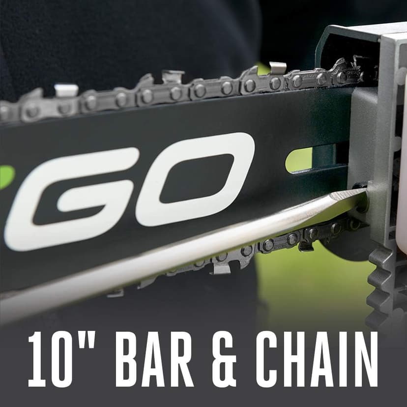 EGO Power+ MPS1001 10-inch Pole Saw & Power Head with 2.5Ah Battery & Charger Included