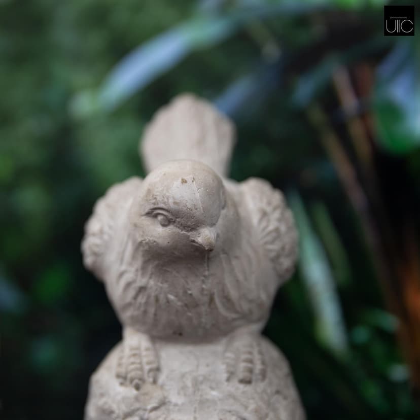 Bird Statues for Outdoor, Small Decorative Cement Bird Sculpture for Lawn, Patio Yard Lawn Figurine Decorative Ornament Home Decor Items: 4.50"x3.75"x7.50"H