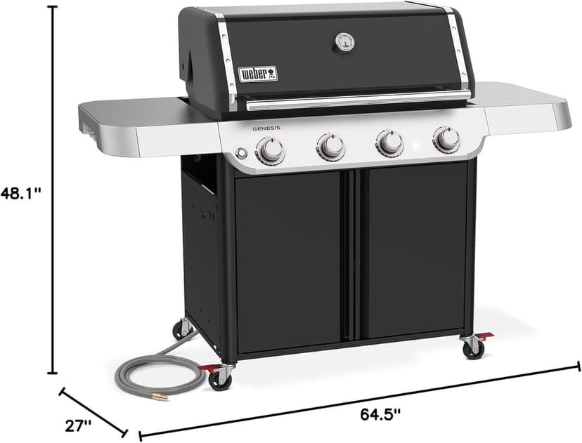 Weber Genesis E-415 Natural Gas Grill, Black
