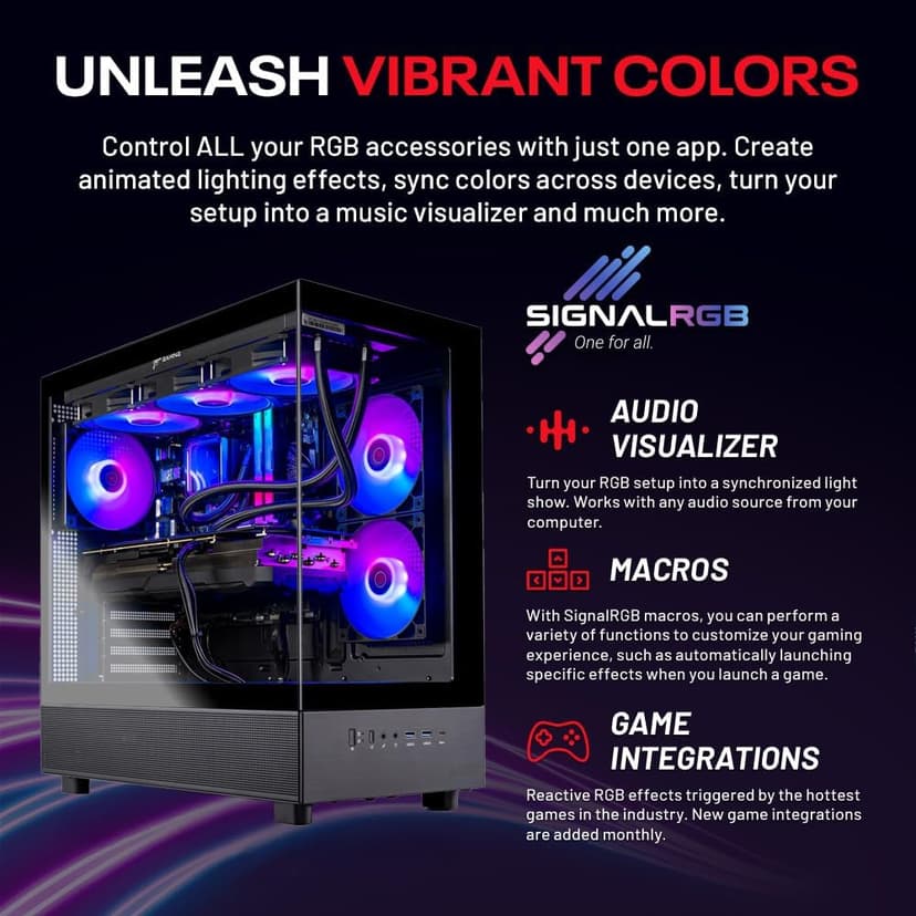 Skytech Azure Gaming PC Desktop, Ryzen 7 9700X 3.8 GHz (5.5GHz Turbo Boost), NVIDIA RTX 4060 8GB GDDR6, 2TB SSD, 32GB DDR5 RAM 6000 RGB, 650W Gold PSU, 360mm ARGB AIO, Wi-Fi, Win 11 Home