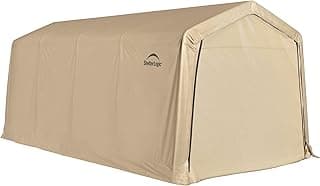 AutoShelter 10 x 20 ft. Replacement Cover kit Peak 7 oz Sandstone