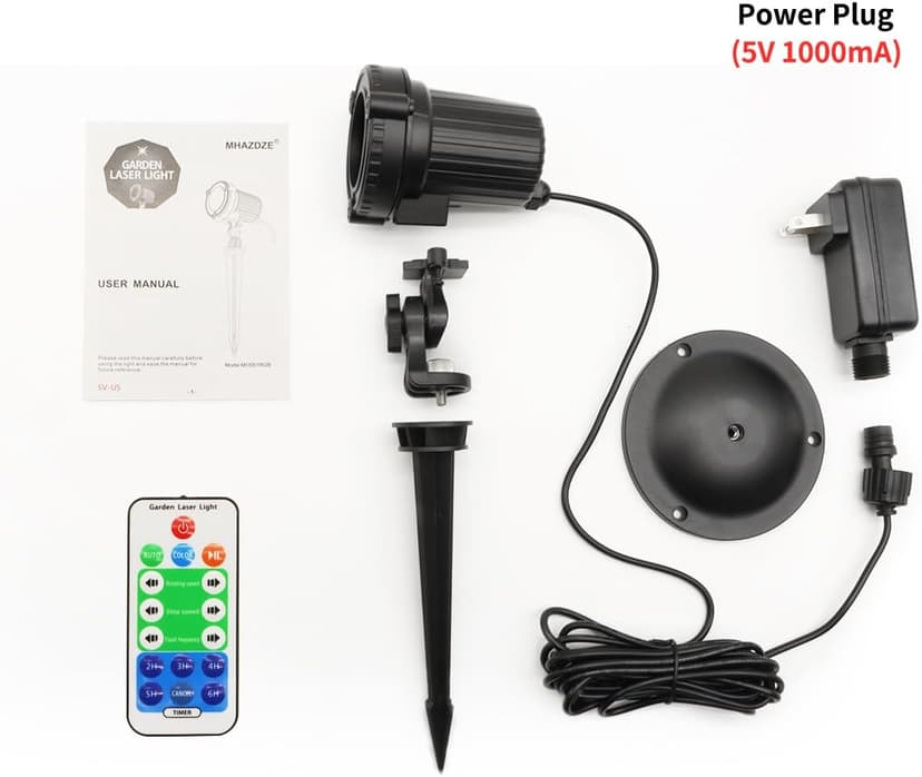 Christmas Laser Lights, Outdoor Garden Laser Lights Projector with Moving RGB Waterproof for Christmas Holiday