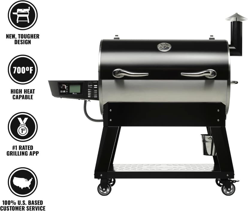 recteq Pellet Smoker Grill Flagship 1100, Wood Pellet Grill Smoker, Outdoor Grills & Smokers, Wi-Fi enabled, 1100 Sq. In. Cooking Area, 40 lbs Hopper
