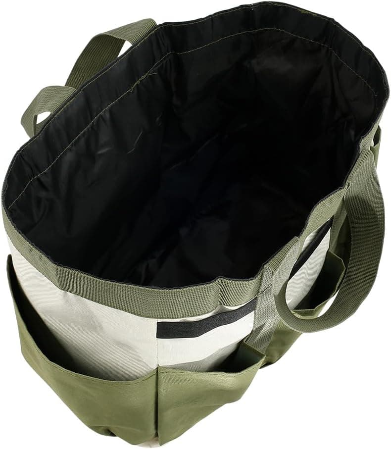 Garden Tool Holder Bag With 8 Pockets, Elastic Straps, And Sturdy Handles, Heavy-Duty Oxford Organizer Keeps Gardening Tools Neat And Accessible, Ideal for Men And Women (1 PC)