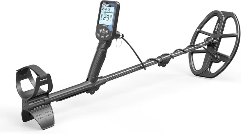 Nokta Score Metal Detector for Adults - Fully Waterproof, Rechargeable, Multi-Frequency, Easy-to-Use Detectors for Treasure Hunting (Double Score)