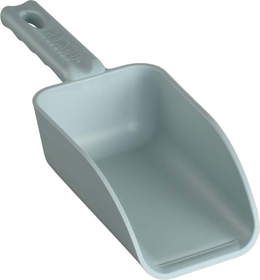 Remco 640088 Color-Coded Plastic Hand Scoop - BPA-Free, Food-Safe Scooper, Commercial Grade Utensils, Restaurant and Food Service Supplies, Large 32 Ounce Size, Gray