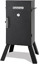 Cuisinart 30" Electric Smoker, 3 Adjustable Racks, Large Capacity BBQ Meat Smoker, Water & Wood Trays for Smoked Meat, Brisket, Salmon & Jerky, Adjustable Temperature Control