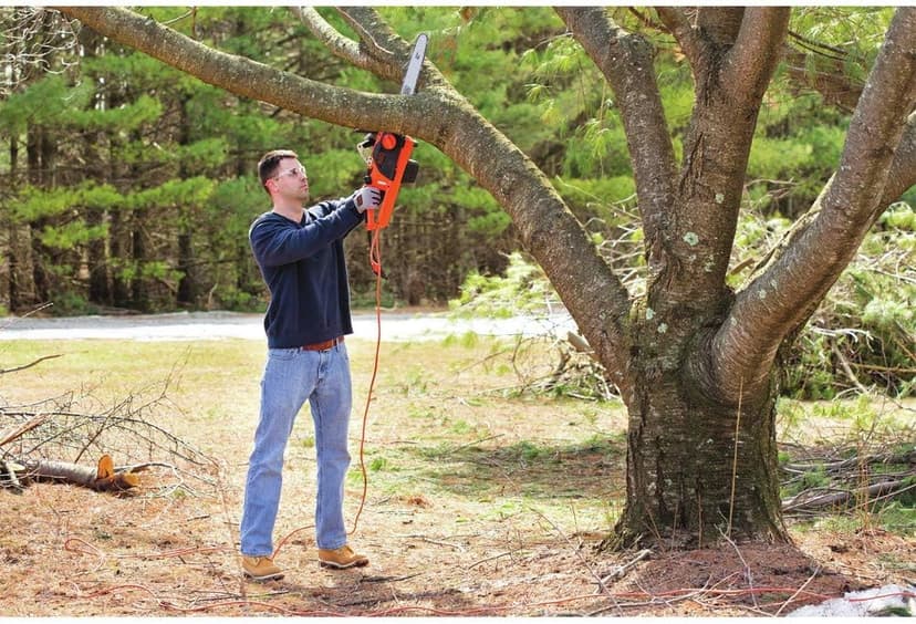 BLACK+DECKER Electric Chainsaw, 18-Inch, 15-Amp, Corded (CS1518)