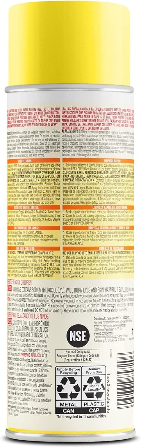 Easy Off Professional Oven & Grill Cleaner Can