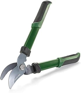Edward Tools 15” Power Bypass Lopper / Pruning Shear - Powerful cut up to 1” diameter - High Carbon Steel Blade - Rubber Ergo Grip Handle